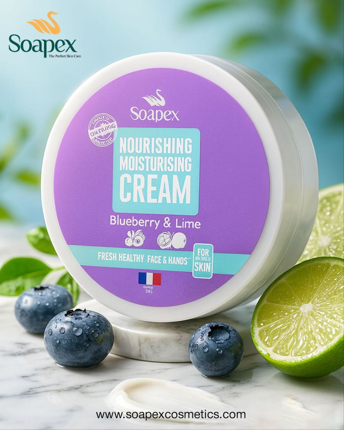 Soapex Blueberry & Lime Nourishing Moisturising Cream