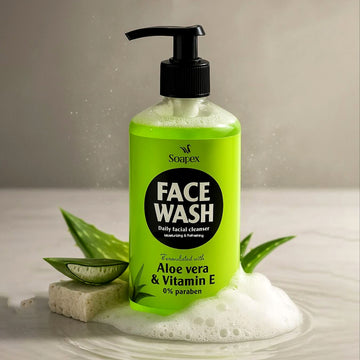 Soapex Aloe Vera & Vitamine E Face Wash