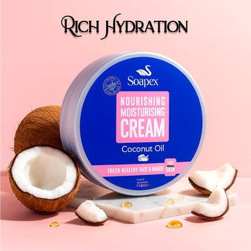 Soapex Coconut Oil Extract Nourishment Moisturising Cream