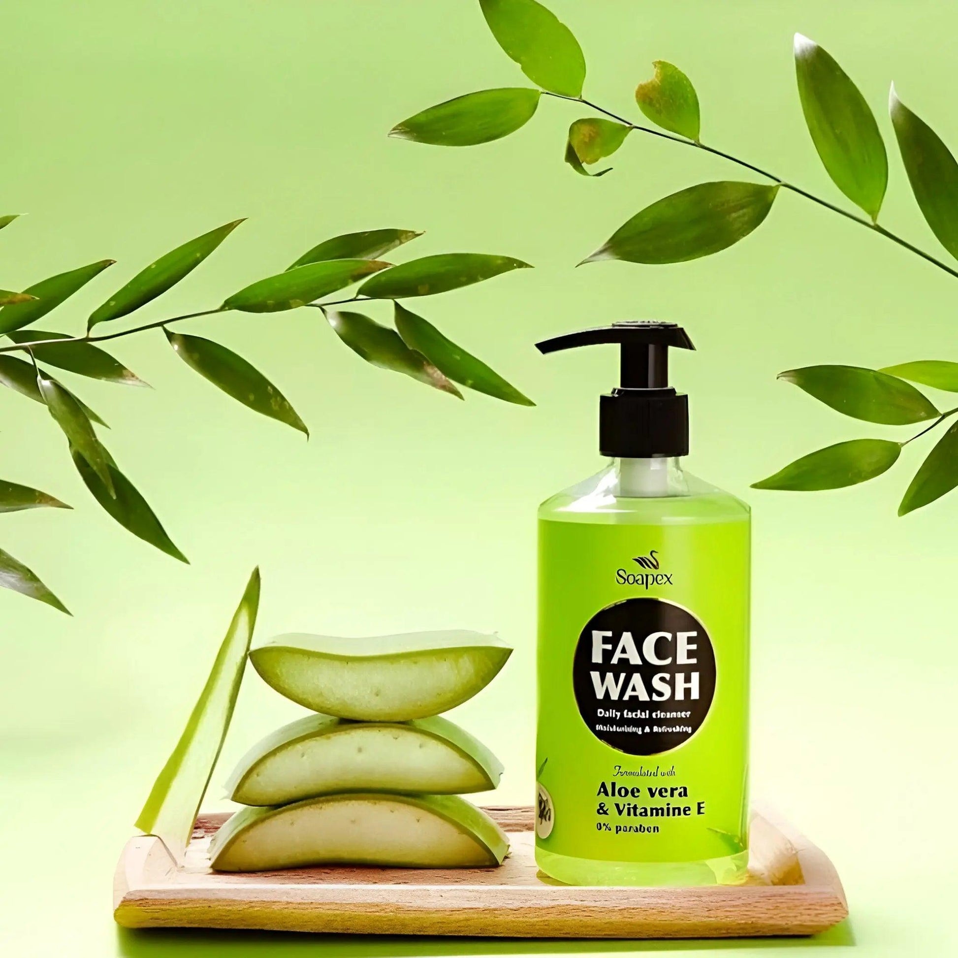 Soapex Aloe Vera & Vitamine E Face Wash