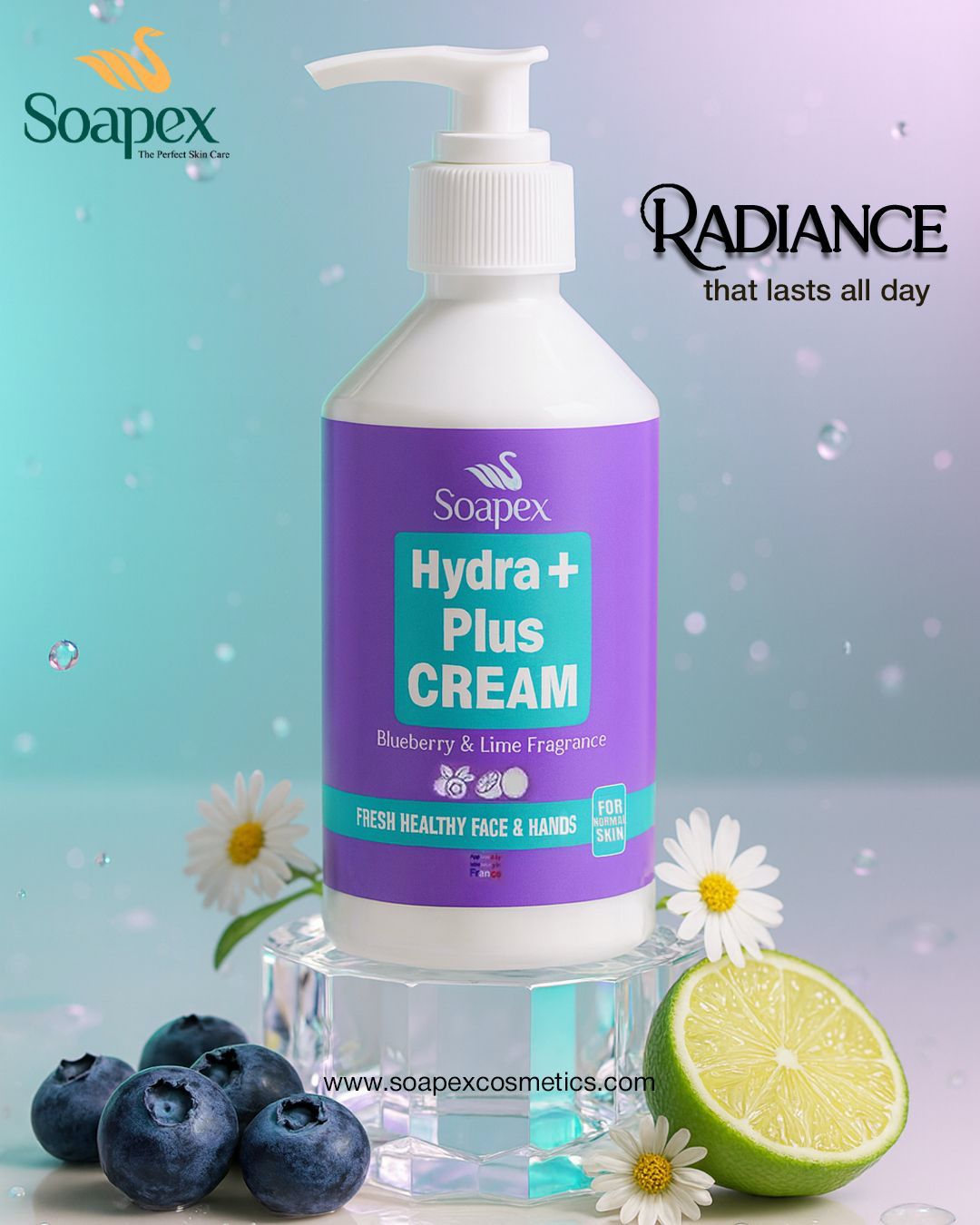 Soapex Blueberry & Lime Hydra Plus Cream 