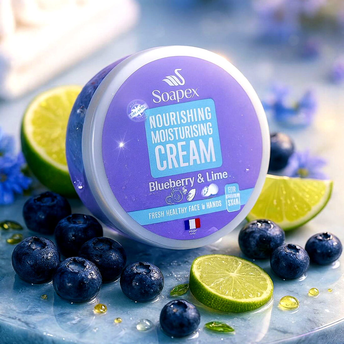 Soapex Blueberry & Lime Nourishing Moisturising Cream